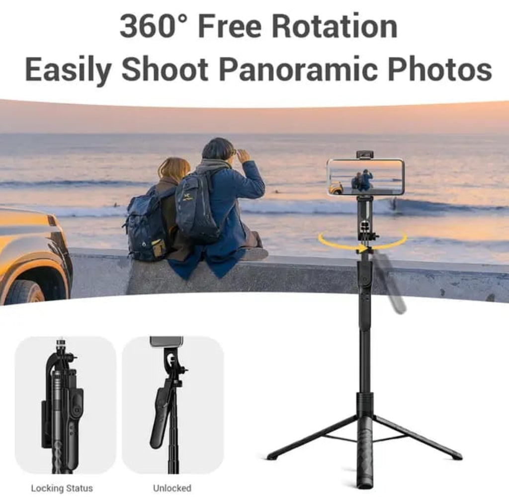 Trépied Selfie 3-en-1 Ultra Long – 1,75 m